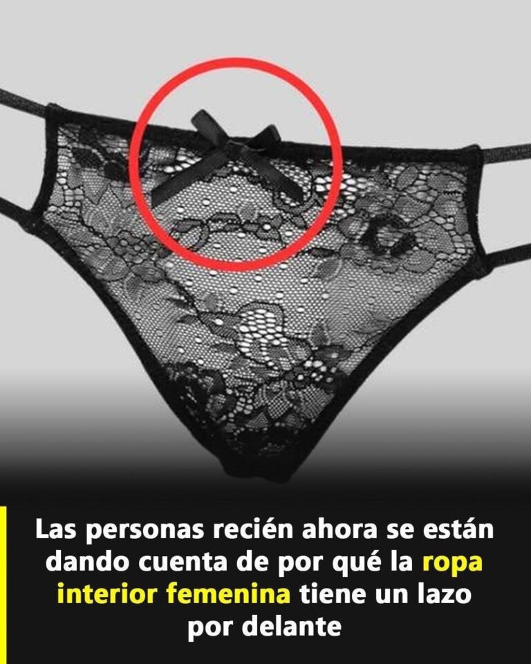 ¿Por qué la ropa interior femenina tiene un lazo por delante?