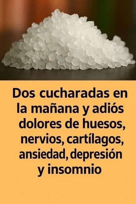 Dos Cucharadas en la Mañana y Adiós Dolores de Huesos, Nervios, Cartílagos, Ansiedad, Depresión e Insomnio