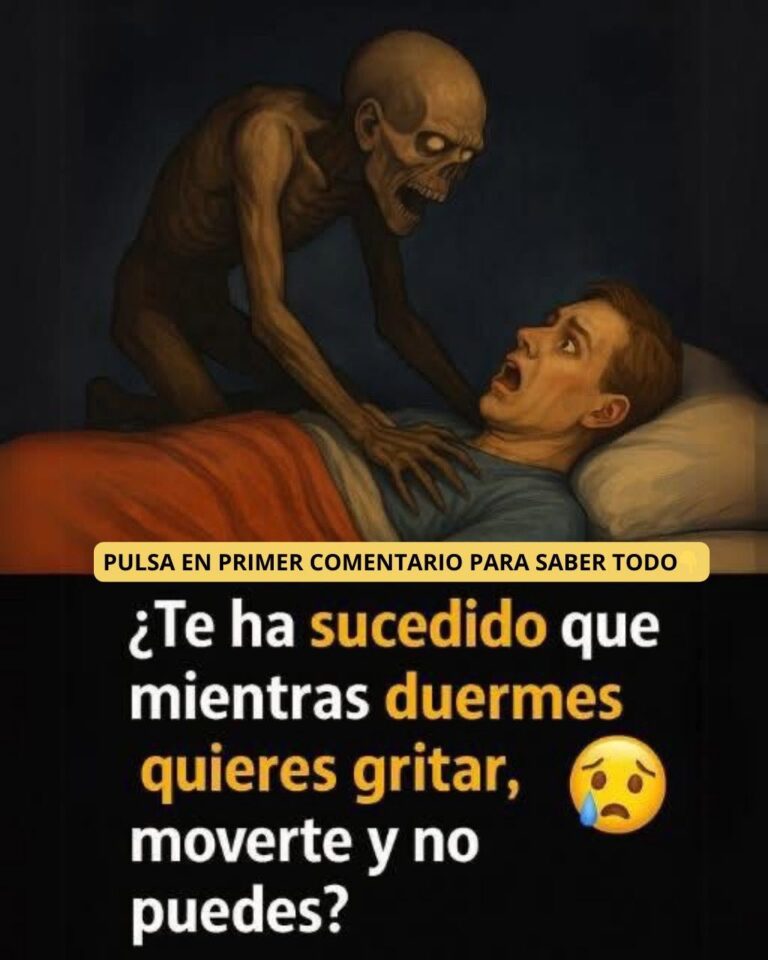 ¿Te ha pasado que quieres gritar o moverte mientras duermes y no puedes? Posible parálisis del sueño