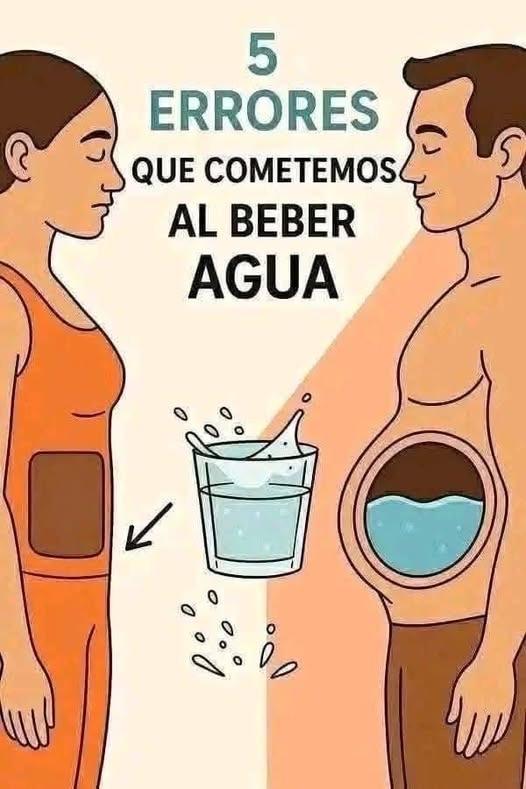 5 Errores al Tomar Agua que Podrían Estar Afectando tu Salud (y Cómo Evitarlos)