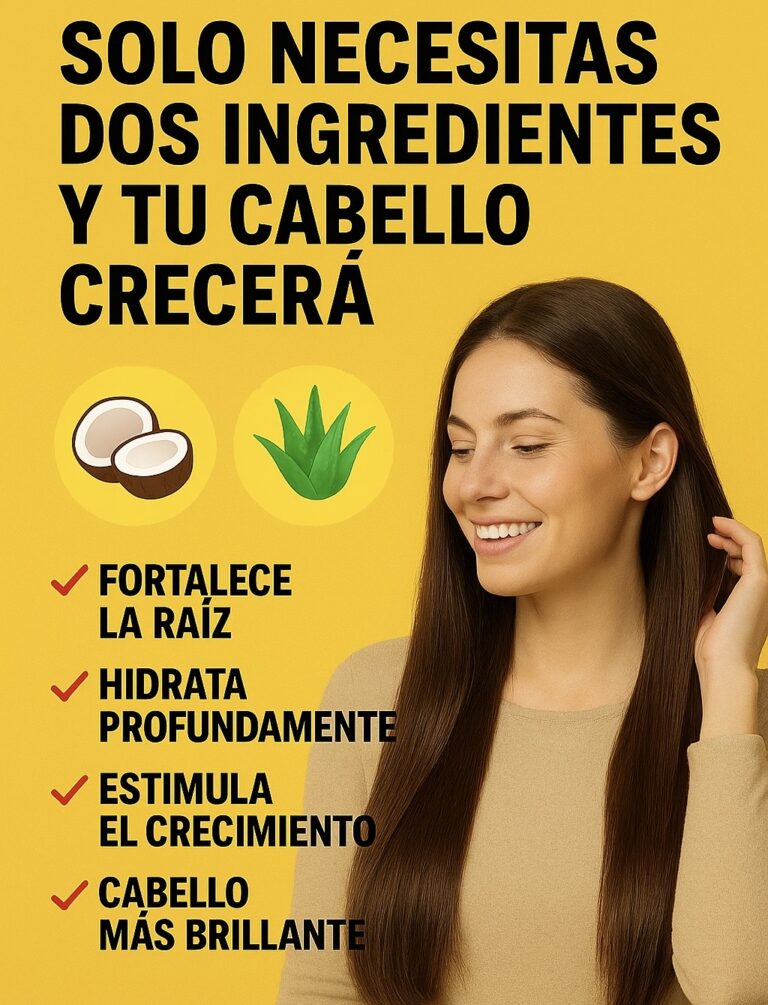 Aplícalo en tu cabello antes de dormir, y en la mañana veras