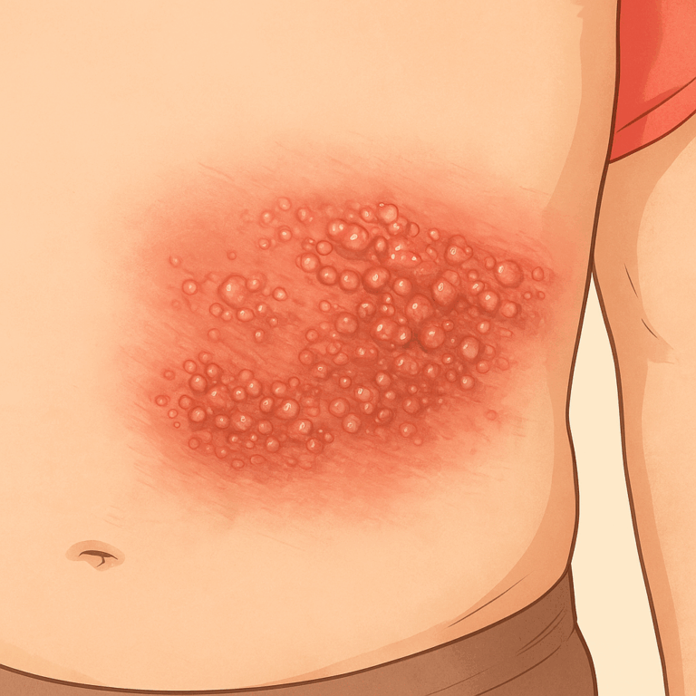 Le picaba el cuerpo, pensó que era una alergia