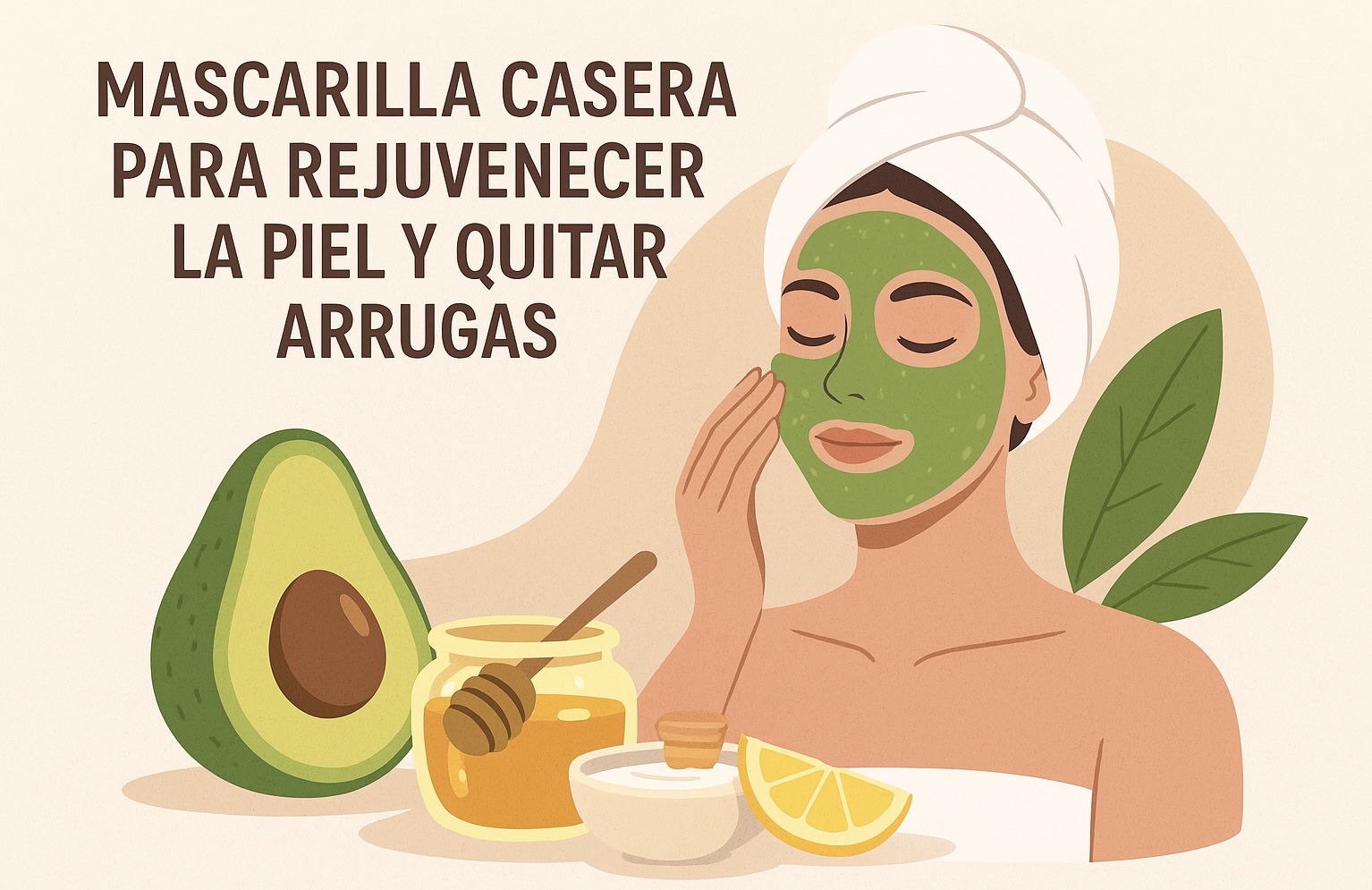 Mascarilla casera para rejuvenecer la piel y eliminar arrugas de forma natural