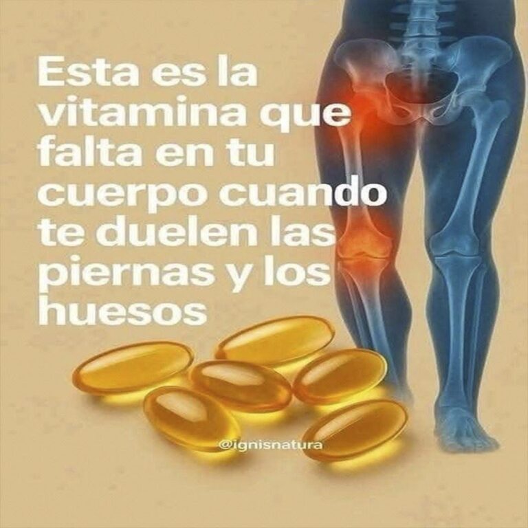 Aquí Esta la vitamina que le hace falta tu cuerpo