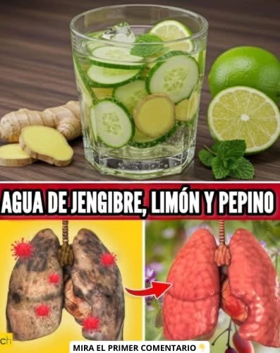 Este zumo de jengibre, limón y pepino es uno de los más milagrosos del mundo
