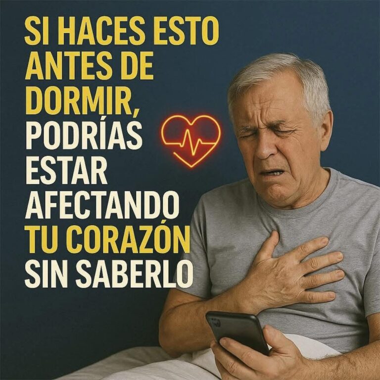 Si haces esto antes de dormir, podrías estar afectando tu corazón sin saberlo