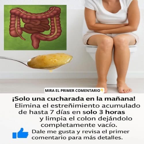 Una cucharada en ayunas para limpiar el colon y eliminar el estreñimiento