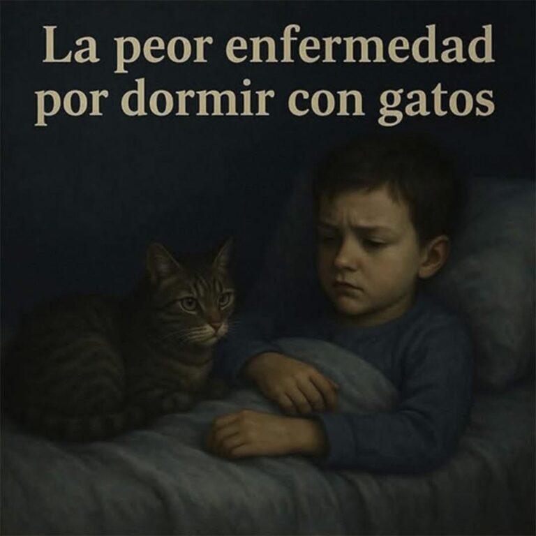 La peor enfermedad por dormir con gatos