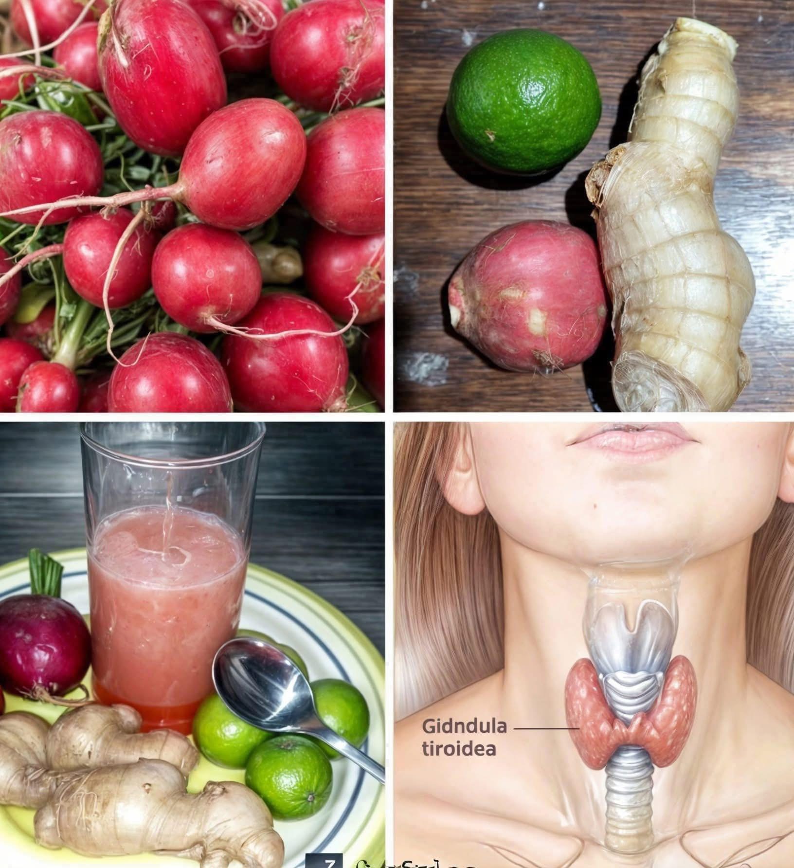 Rábanos, Jengibre y Miel: Remedios Naturales para la Tiroides y la Vesícula