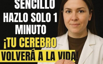 Neurólogo Revela: El Ejercicio de 60 Segundos para Recuperar tu Memoria img