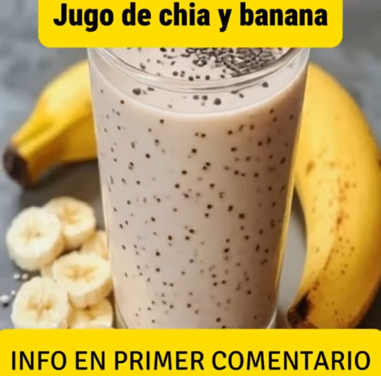 Jugo de chía y banana: la bebida nutritiva fácil de preparar