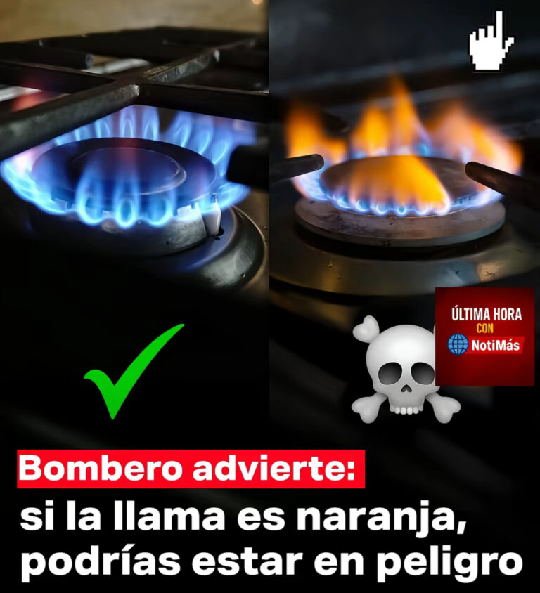 Si la llama de tu estufa es naranja, podrías estar corriendo peligro