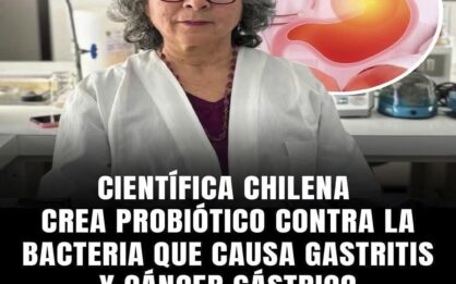 Probiótico chileno combate bacteria causante de gastritis y cáncer gástrico img