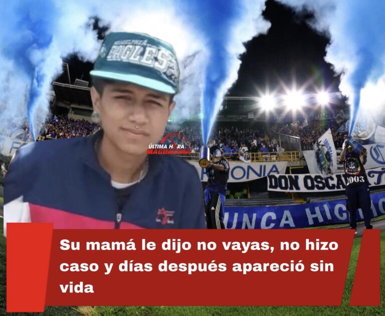 Su mamá le dijo que no fuera, pero no hizo caso y días después apareció sin vida