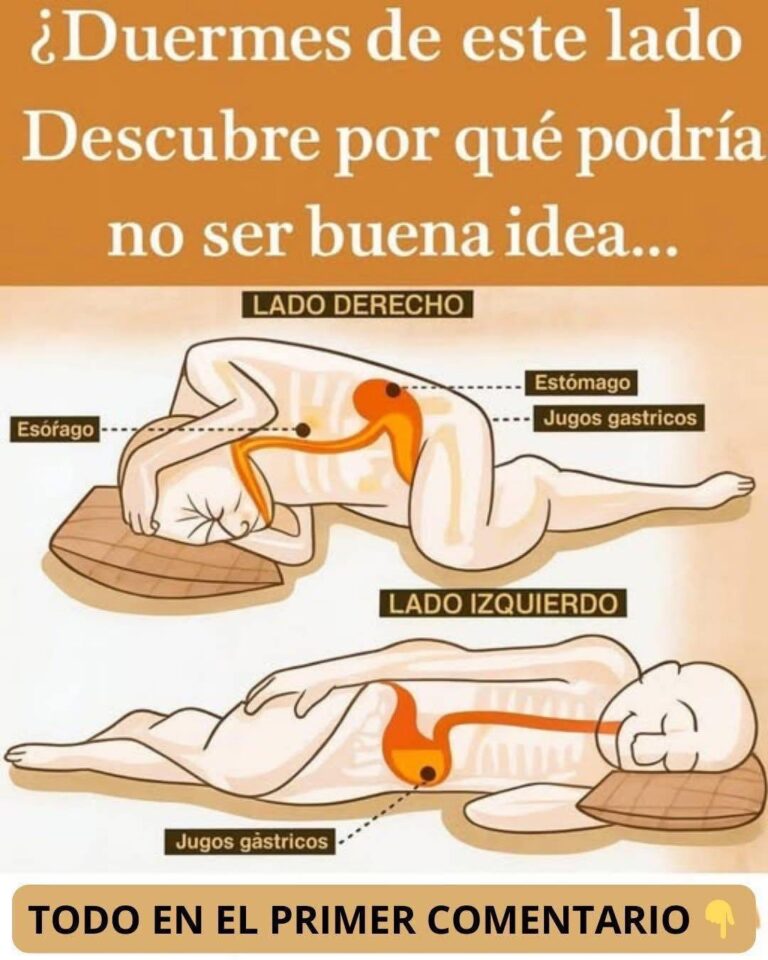 ¿Duermes de este lado? Descubre por qué podría no ser buena idea