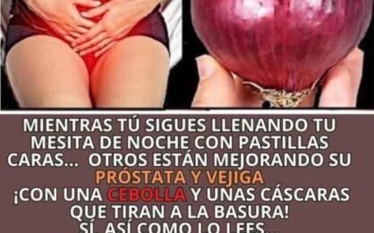 Próstata y Vejiga: ¡Con una Cebolla y unas Cáscaras que tiran a la basura! img