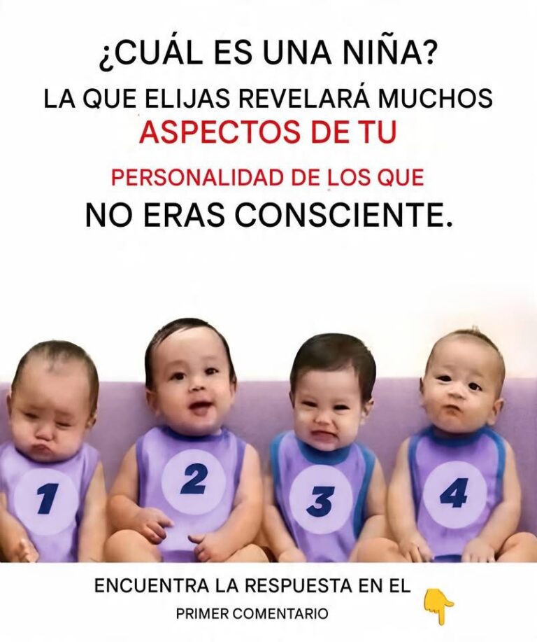 Nadie acierta a la primera… el test de los 4 bebés que revela cómo piensas realmente