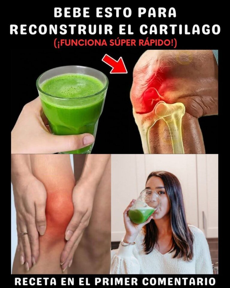 ¿Bebida para regenerar el cartílago de la rodilla? La verdad que pocos conocen (y lo que sí funciona)