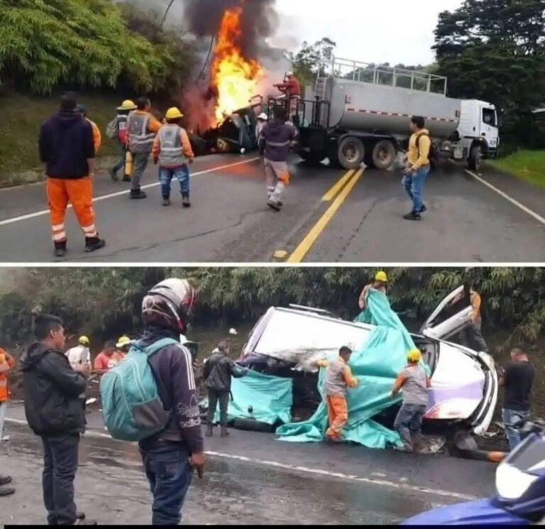 Accidente en carretera termina en tragedia: imágenes impactantes generan alarma entre conductores