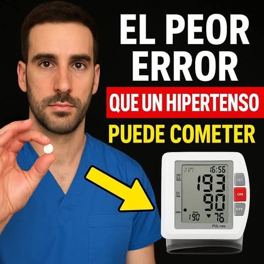 🚨 El peor error que cometen los hipertensos (y puede costarte la salud)