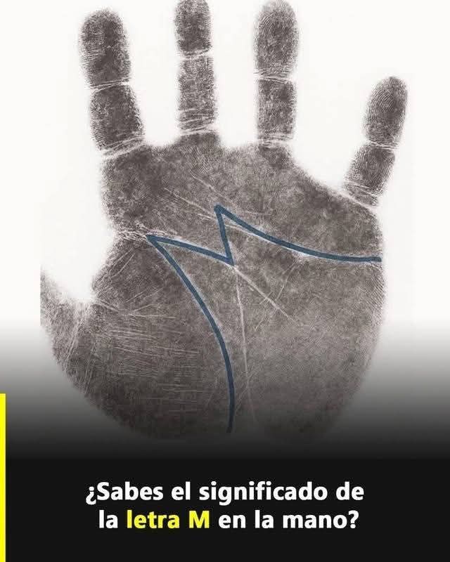 ✋ ¿Tienes una “M” en la palma de la mano? Esto es lo que realmente significa