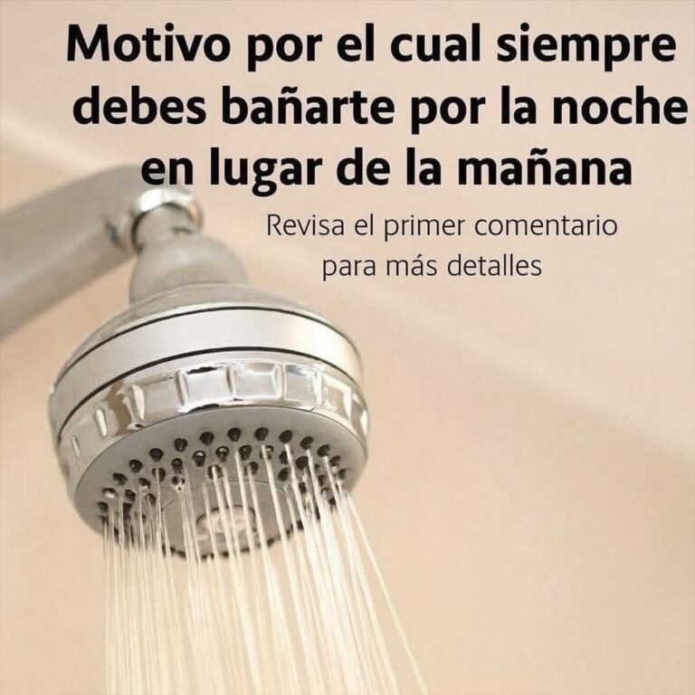 🚿 ¿Bañarse en la noche o en la mañana? Esto es lo que realmente pasa