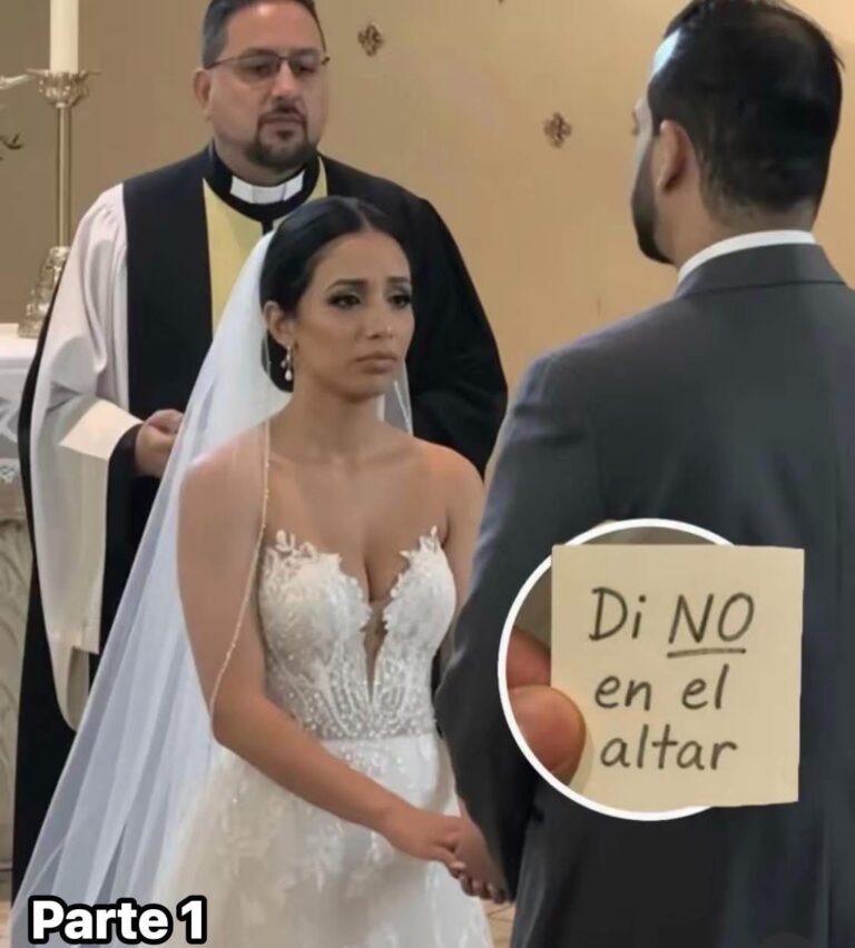 💍 Le pidió que dijera “NO” en el altar… lo que ocurrió después nadie lo vio venir