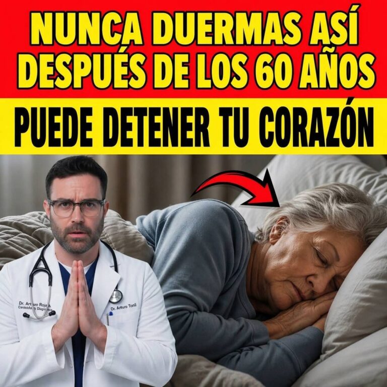 ⚠️ Nunca duermas de esta forma después de los 60: lo que podría estar afectando tu corazón sin que lo notes