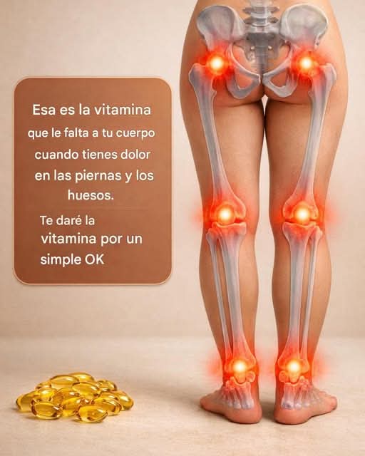 🚨 La vitamina esencial para aliviar el dolor de piernas y huesos