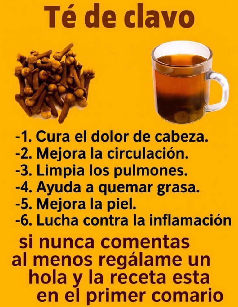 🌿 Té de clavo de olor: lo que realmente hace en tu cuerpo