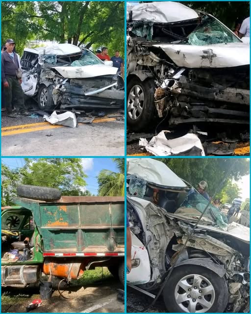 Tragedia en Sucre: Tres personas pierden la vida tras brutal choque entre miniván y camión