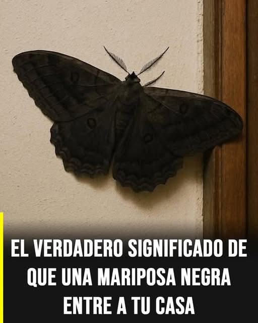 🚨 ¿Qué significa que una mariposa negra entre a tu casa? Esto es lo que nadie te explica