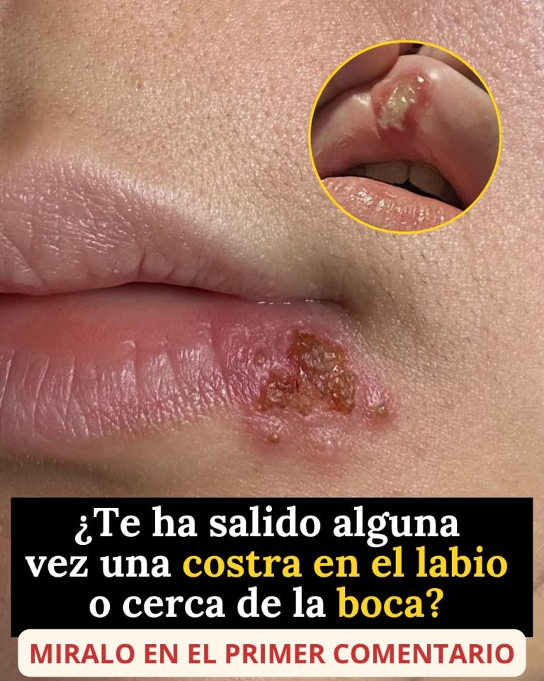 🚨 ¿Te ha salido una costra en el labio? Esto es lo que realmente significa