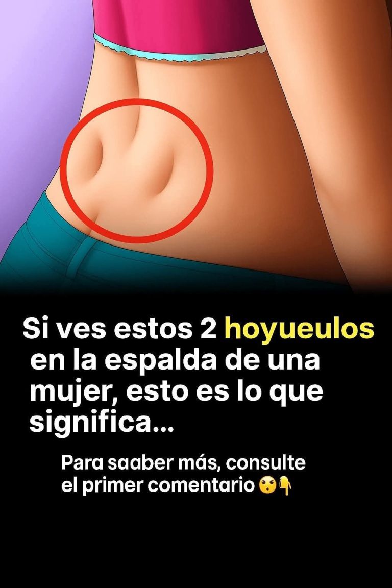 😳 El verdadero significado de los dos hoyuelos en la parte baja de la espalda