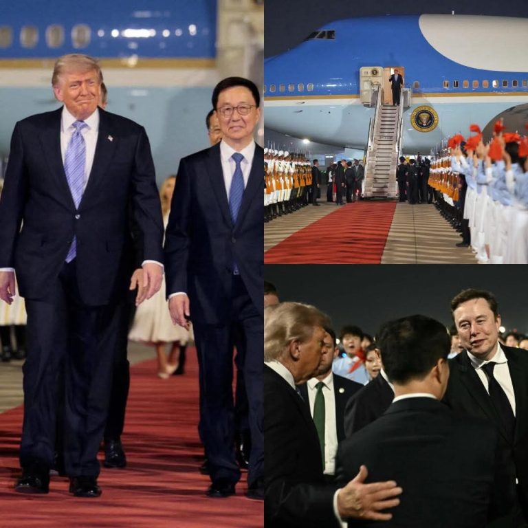 Donald Trump llegó a China para reunirse con Xi Jinping en medio de tensiones globales