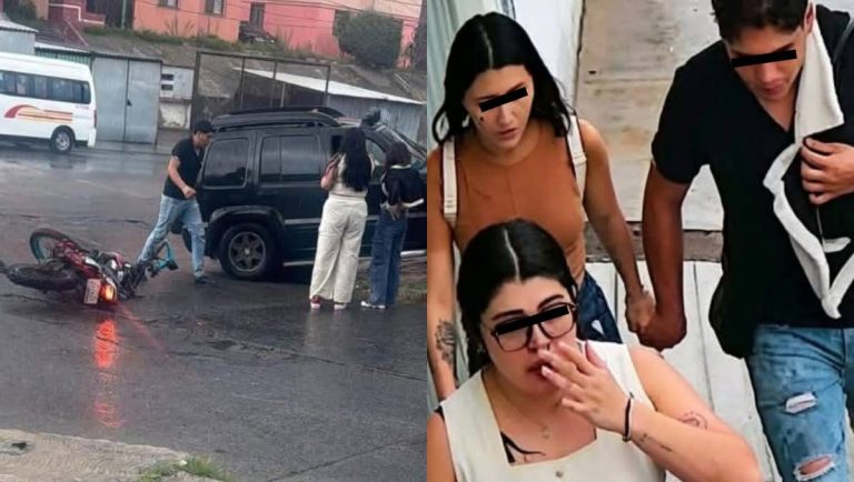 Cámaras captaron a jóvenes huyendo tras fatal accidente que dejó un motociclista muerto