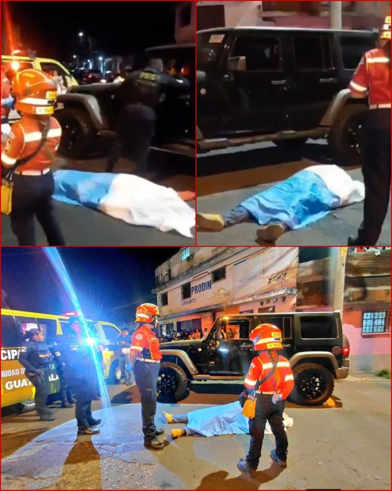 Asesinan a hombre de 33 años en plena vía pública en colonia Santa Marta de Mixco
