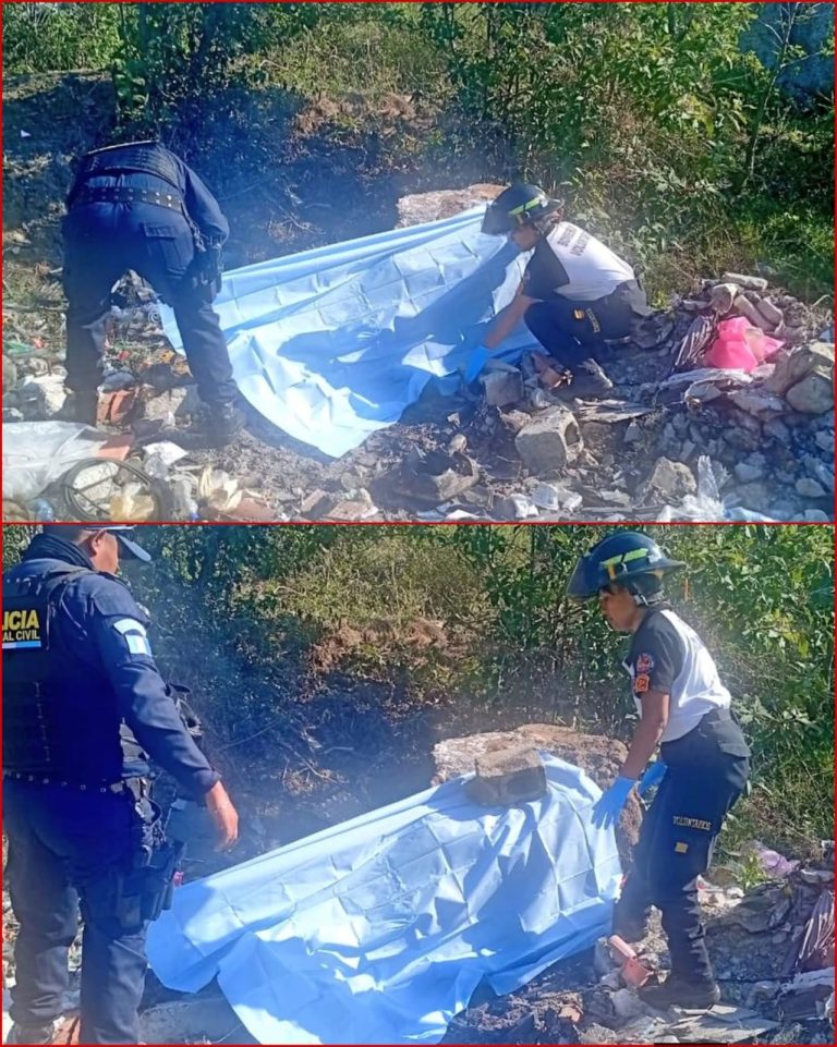 Hallan cadáver carbonizado en sector de Los Humitos, Amatitlán