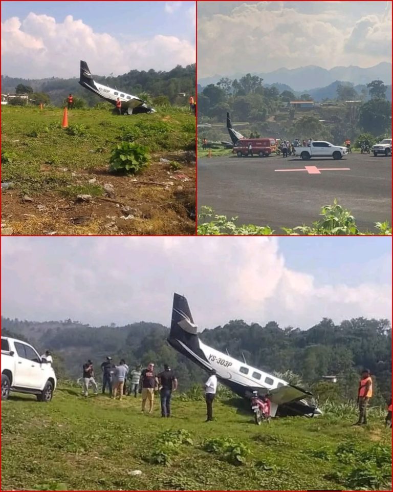 Avioneta se desploma en aeródromo de Cobán y moviliza a cuerpos de emergencia