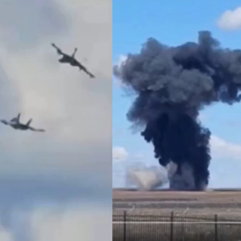 🚨 Pánico total tras brutal colisión aérea durante espectáculo militar