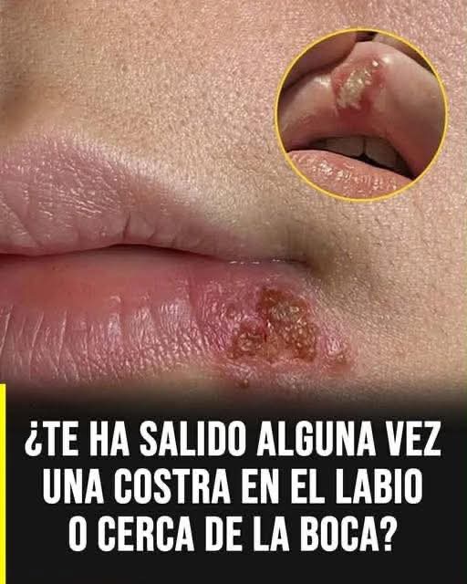 😨⚠️ Las costras o ampollas en los labios podrían ser una señal que muchos ignoran