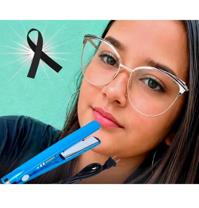 💔 Adolescente murió tras usar una plancha de cabello dentro de su habitación