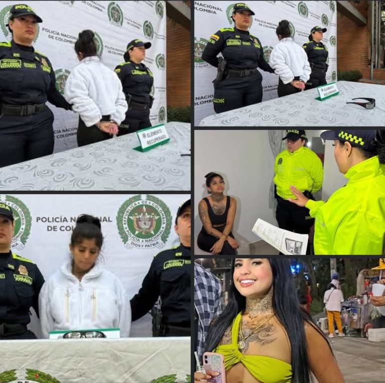 🔒🔗 Capturan a “Valentina Mor” por presunto robo a extranjero en Medellín