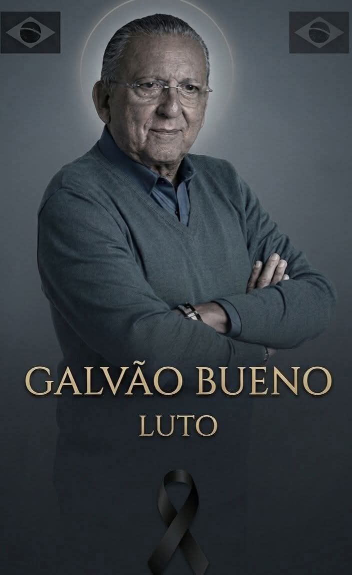 😢⚽ El fútbol está de luto tras la noticia sobre Galvão Bueno