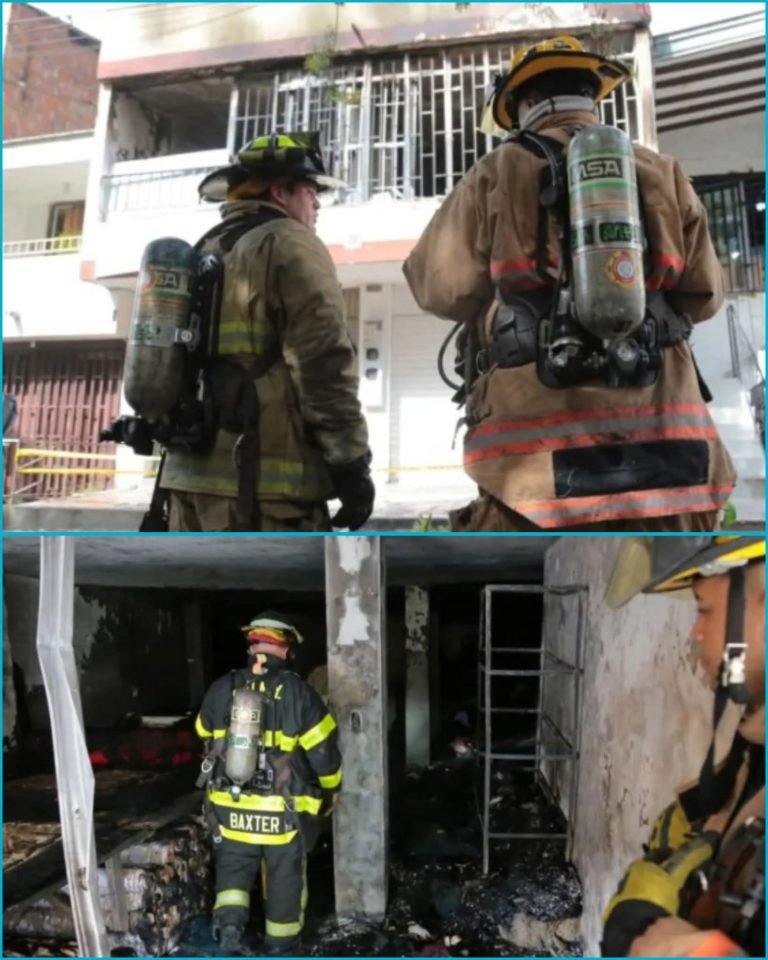 🚨🔥 Hombre se lanzó desde un quinto piso para escapar de voraz incendio en Itagüí