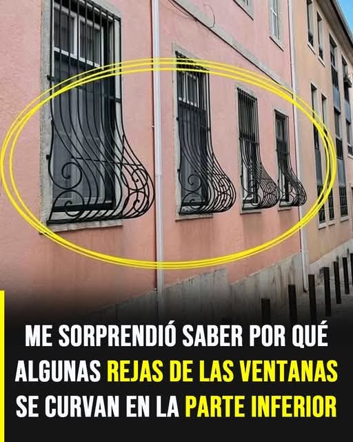😮 La verdadera razón por la que algunas rejas de ventanas se curvan hacia afuera