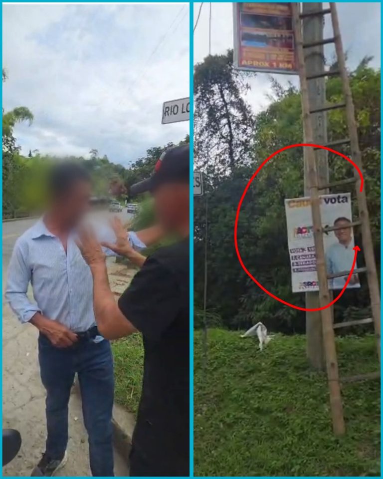 😱 Denuncian agresiones durante discusión por publicidad política en Timbío