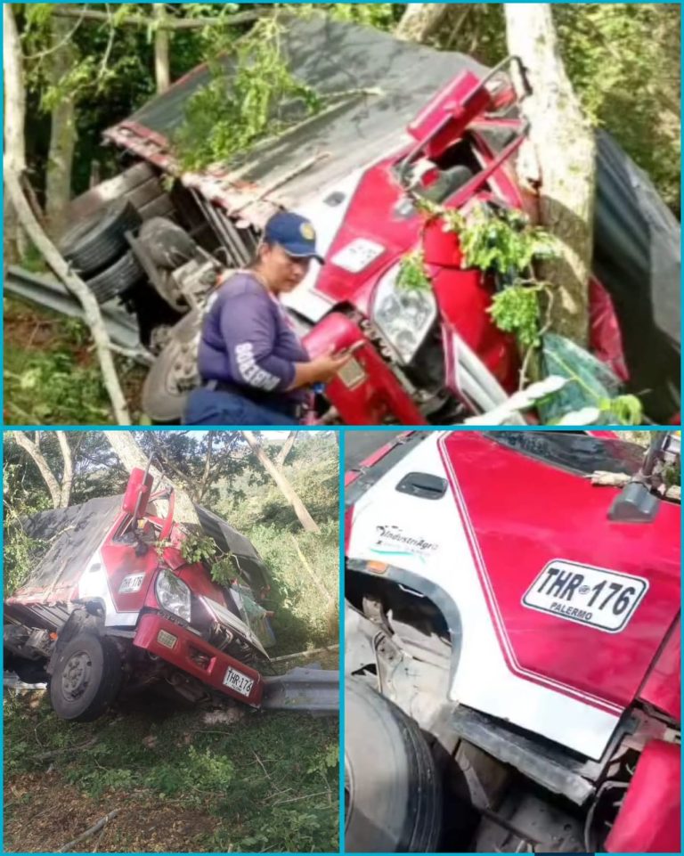 Tragedia en Huila: conductor pierde la vida tras aparatoso accidente de camión en Nátaga