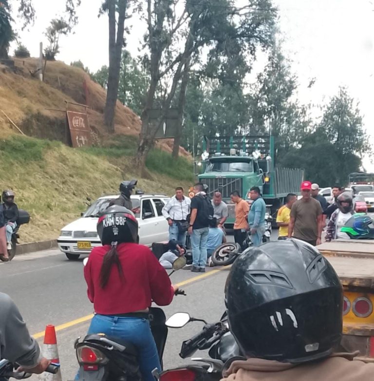 Accidente de tránsito en la vía Popayán–Timbío deja una persona lesionada