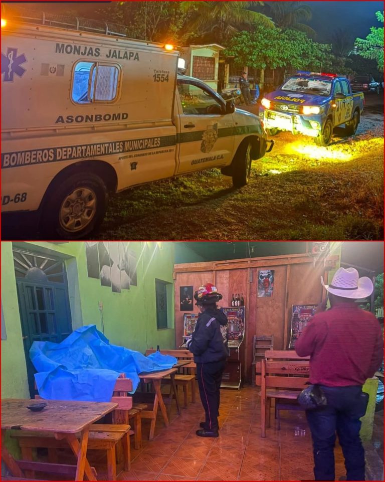 Mujer fallece tras ataque armado en establecimiento nocturno de Monjas, Jalapa: autoridades investigan el caso